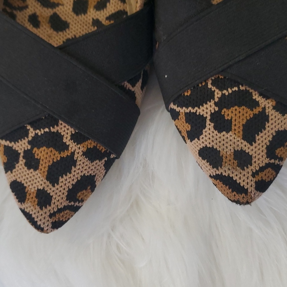Steve Madden leopard Mob Wife  flats shoe size 8.5 - Picture 12 of 14